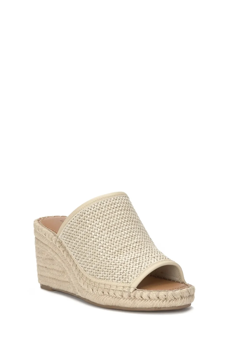 Image of Lucky Brand Cabriah Wedge - Women's Accessories Shoes Wedges in Medium Light Beige