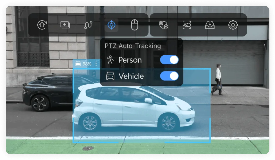 PTZ Tracking  for Vehicles