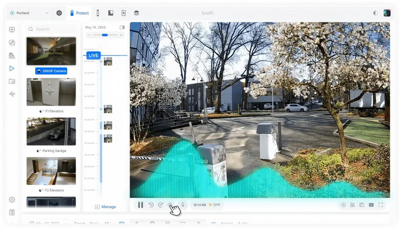 Audio playback and motion detection now supported to simplify migrations to UniFi Protect.