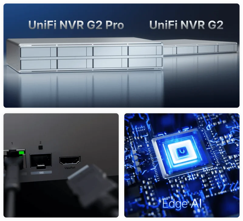 Double the camera capacity with integrated ViewPort, built-in Edge AI, and Re-Identification — all powering the next generation of fully local, license-free surveillance.