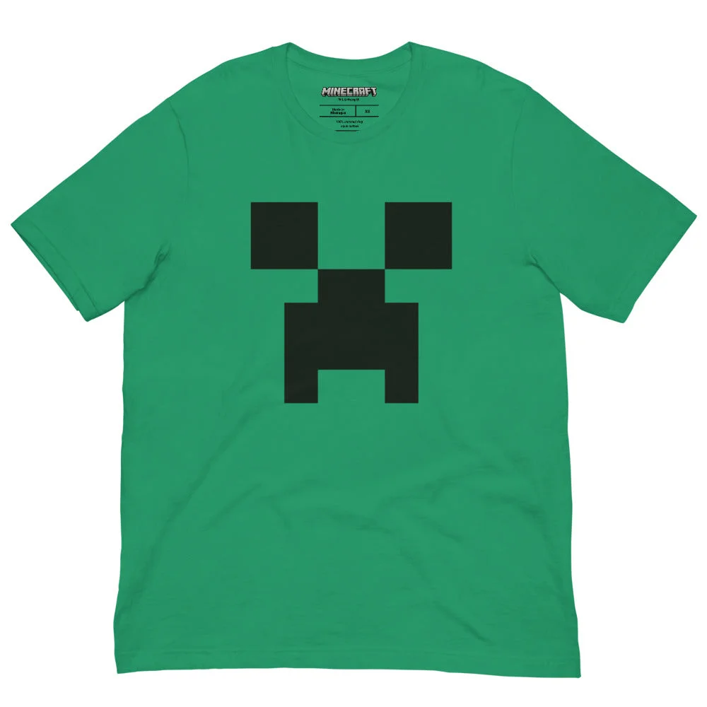 Image of Creeper Face Adult Tee