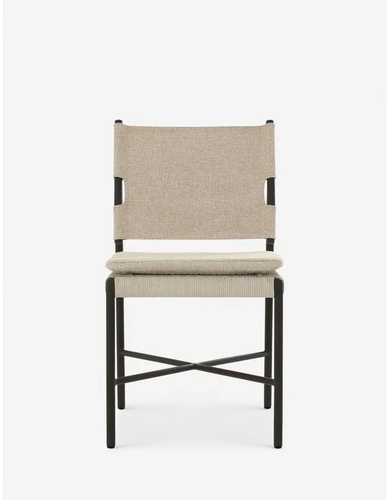 Kaitlin Outdoor Dining Chair-Cream