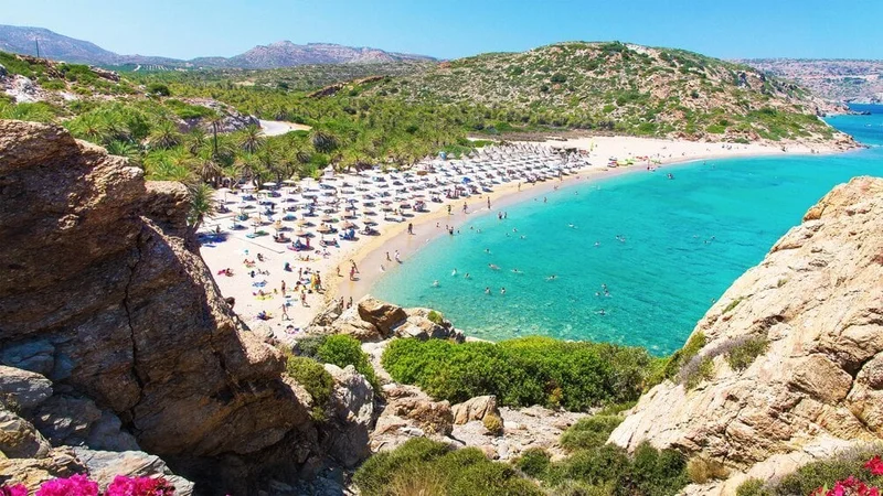 Image description: Koutsouras beach, Crete, Greece