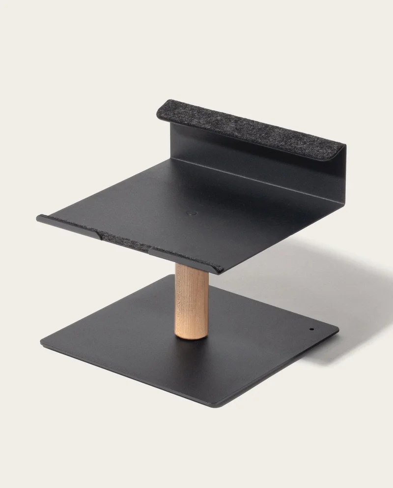 Image of Gather Laptop Stand (Black/Maple)