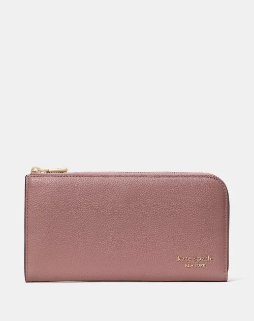 Devin Pebble Zip Around Continental Wallet