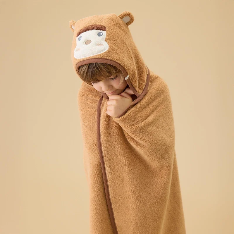 Image of Monkey Baby & Kids Hooded Bath Towel