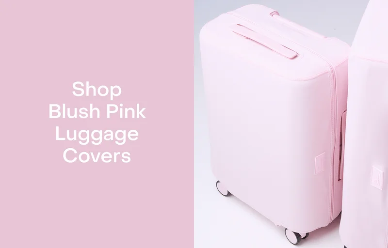 Shop Blush Pink Luggage Covers