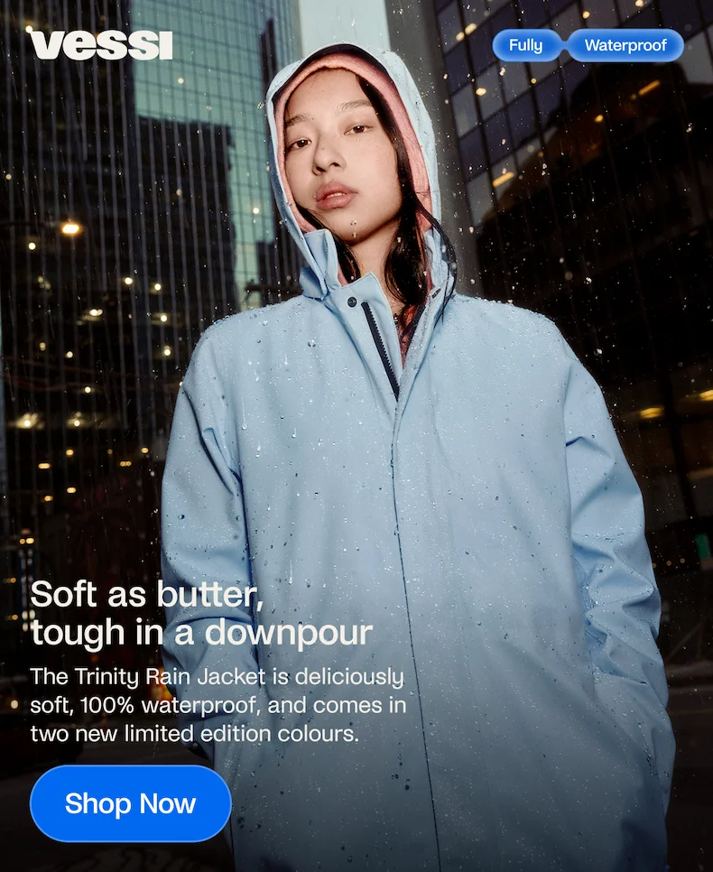 Soft as butter, thought in a downpour