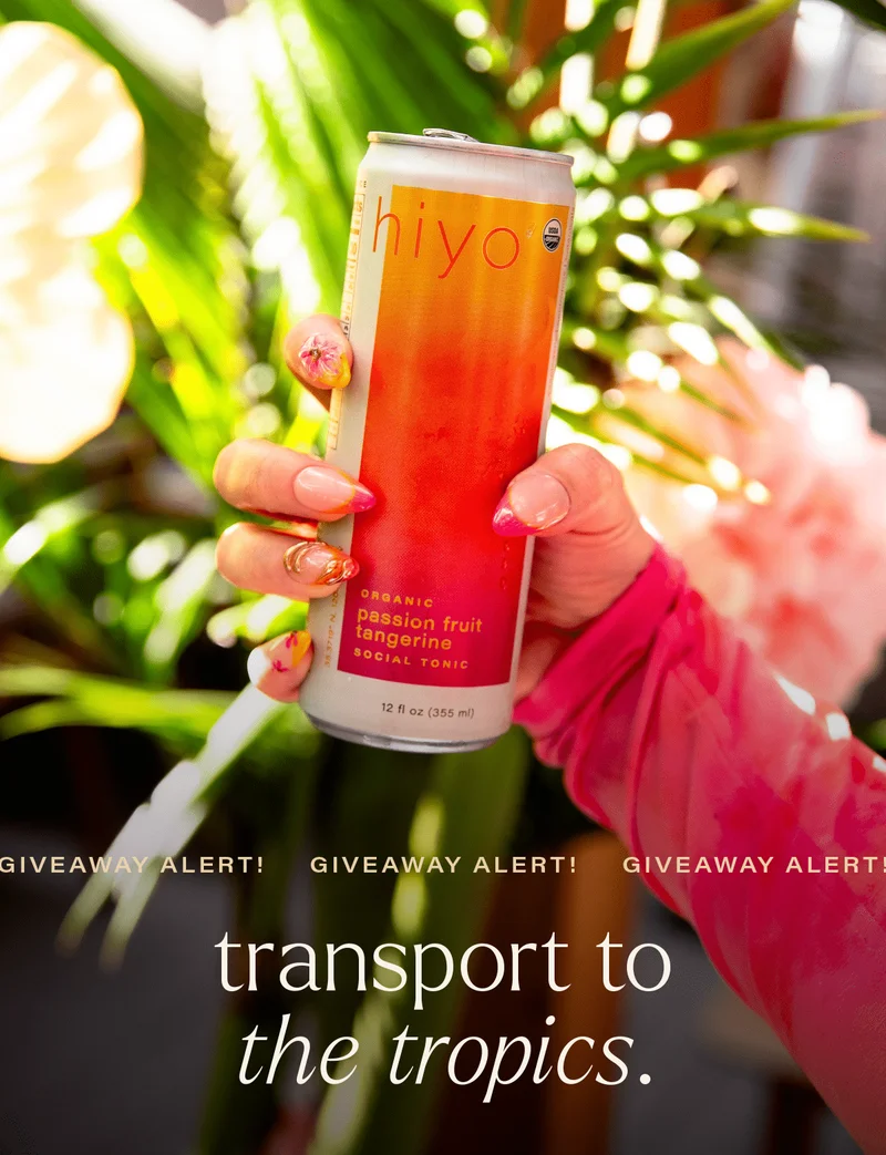 GIVEAWAY ALERT! transport to the tropics.