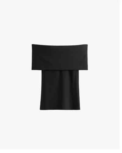 Off-The-Shoulder Top Black