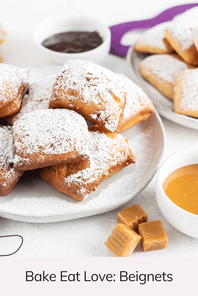 February 2025 - Beignets with Caramel and Mocha Sauce