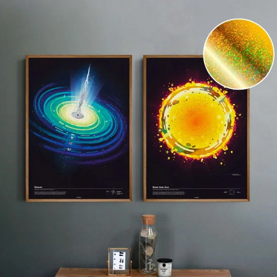 Sparkly Quasar and Black Hole Star Set