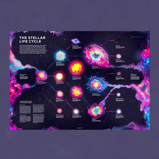 The Stellar Life Cycle Poster