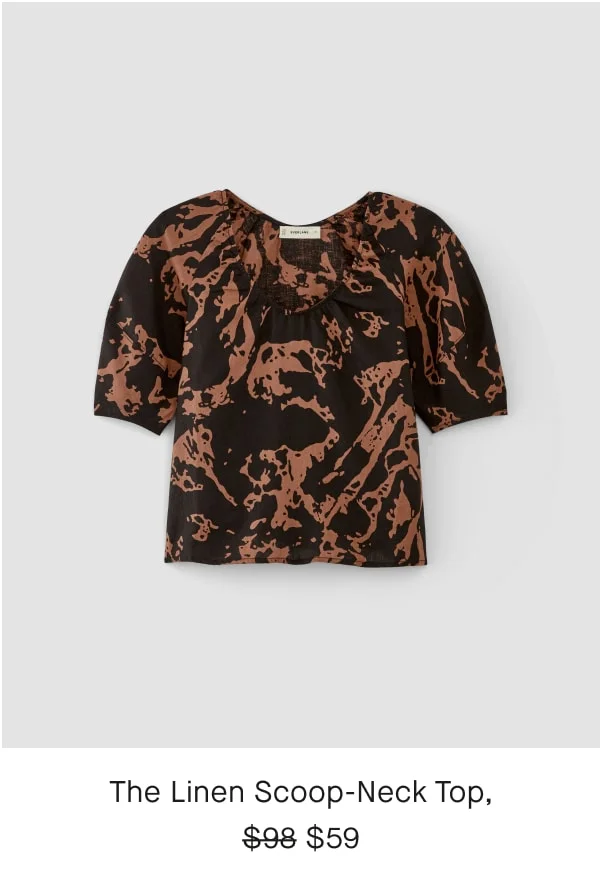 [IMAGE]The Linen Scoop-Neck Top