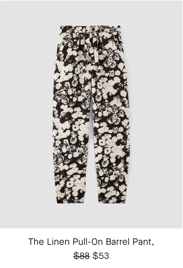 [IMAGE]The Linen Pull-On Barrel Pant