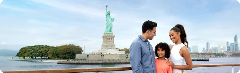 Float right up to Lady Liberty