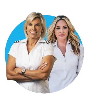 Captain Sandy & Kate Chastain from Below Deck