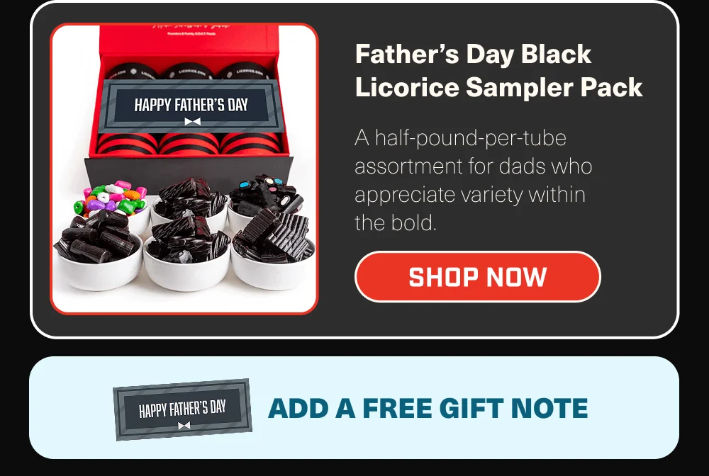 Father’s Day Black Licorice Sampler Pack