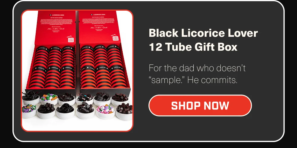 Black Licorice Lover 12 Tube Gift Box