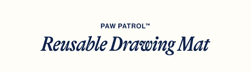 PAW PATROL™ Reusable Drawing Mat