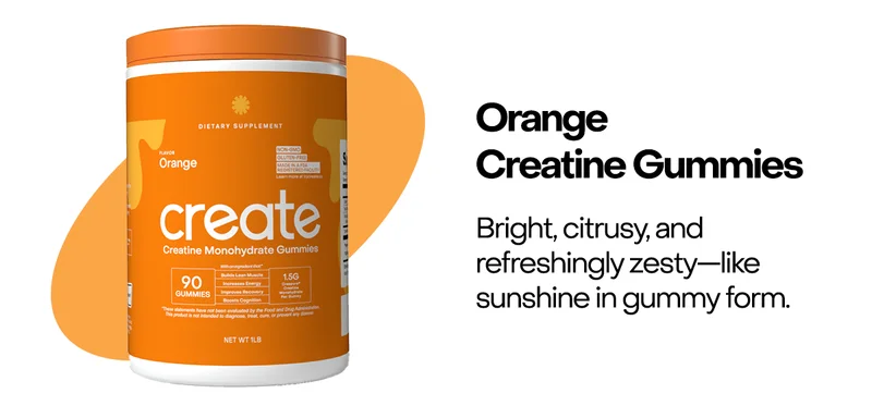 Orange Creatine Gummies
