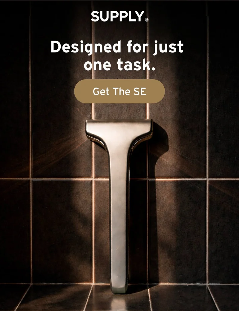 SUPPLY. Designed for just one task. Button: Get The SE.