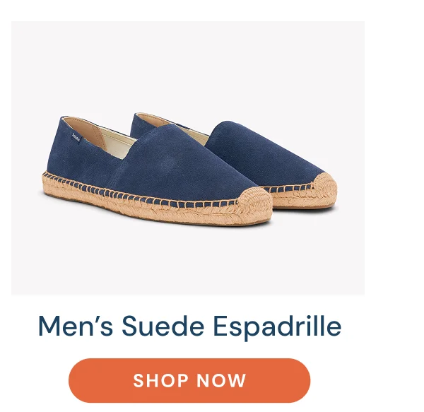 Men’s Suede Espadrille