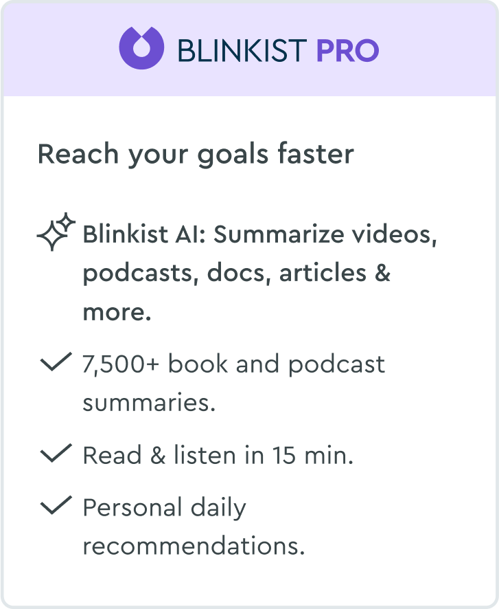 Blinkist Pro