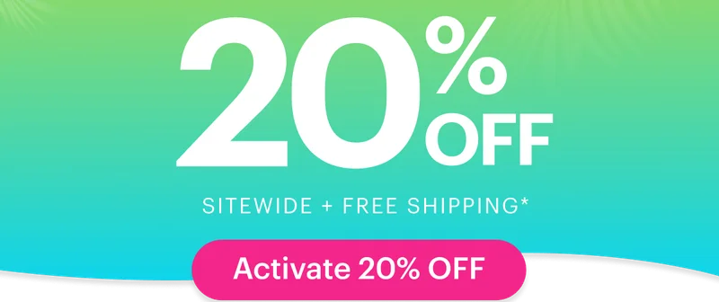 Activate 20% OFF