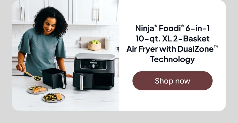 Ninja® Foodi® 6-in-1 10-qt. XL 2-Basket Air Fryer with DualZone™ Technology
