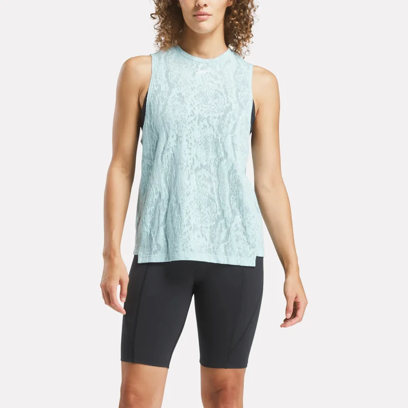 Image of Women's Burnout Muscle Tank Top