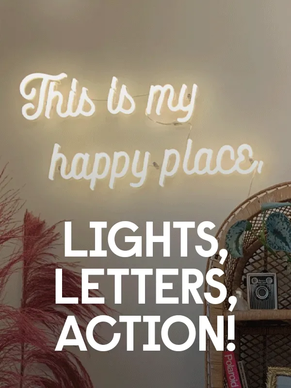 Lights, Letters, Action!