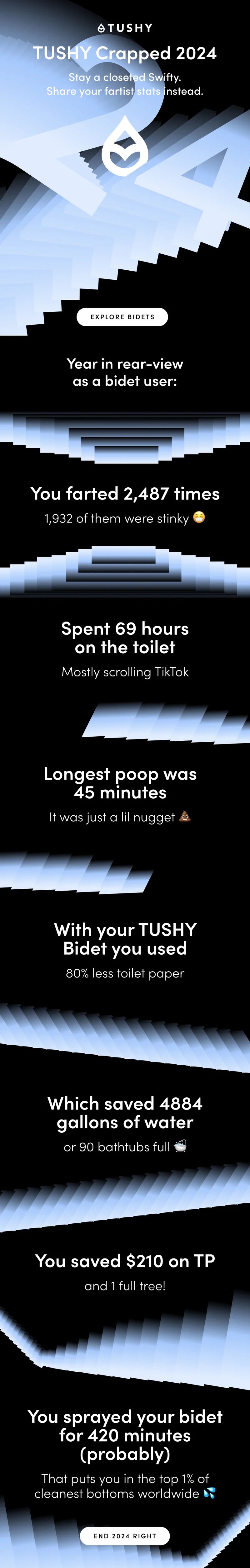 TUSHY CRAPPED 2024