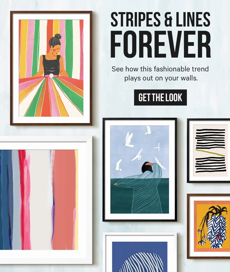 Stripes & Lines Art Collection