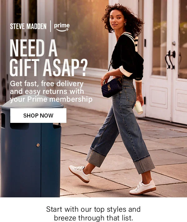 Need a gift ASAP? Shop with prime and get it on time