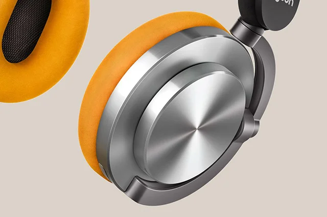 Dyson OnTrac headphones in CNC Aluminum