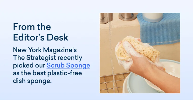 Our Scrub Sponge was recently featured in New York Magazine's The Strategist.