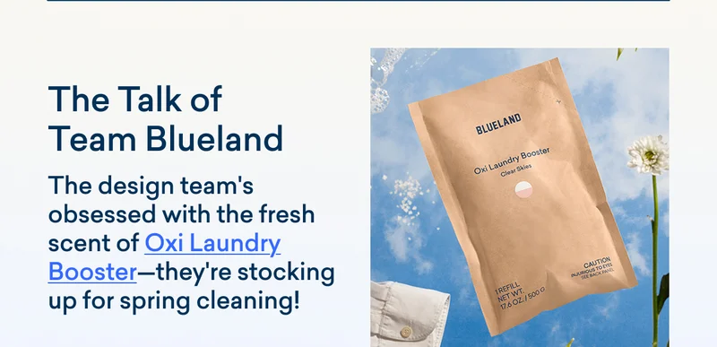 Our design team is loving the Oxi Laundry Booster.