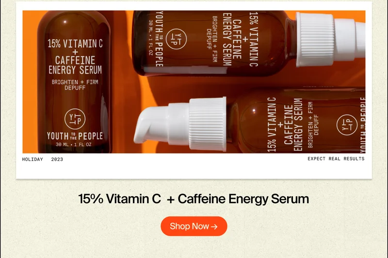 15% Vitamin C + Caffeine Energy Serum