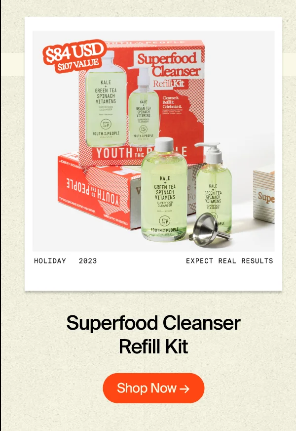 Superfood Cleanser Refill Kit
