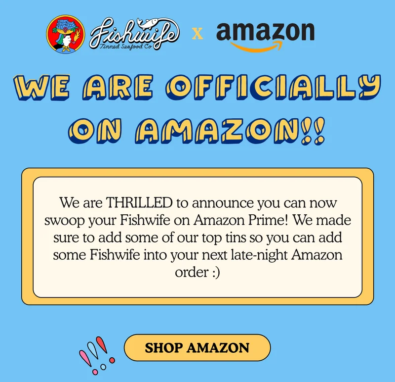 we're on Amazon!