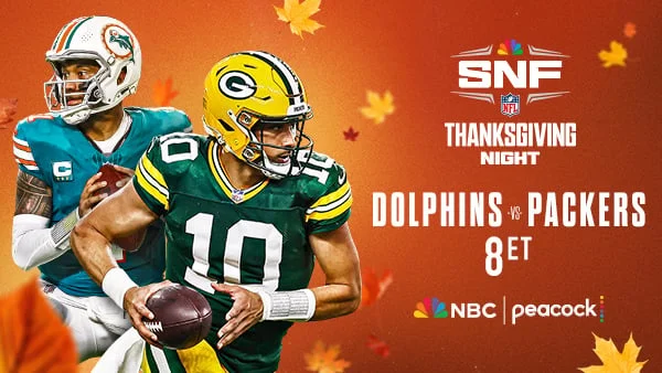 Thanksgiving Game: Miami Dolphins vs. Green Bay Packers
