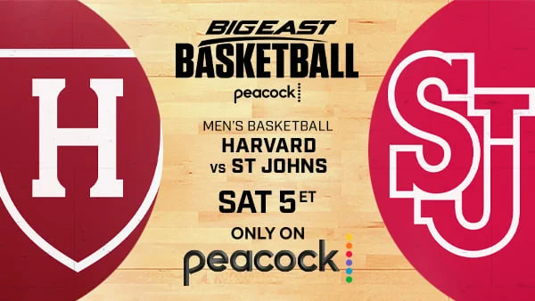 Big East Men's Basketball: Harvard vs. St. John's