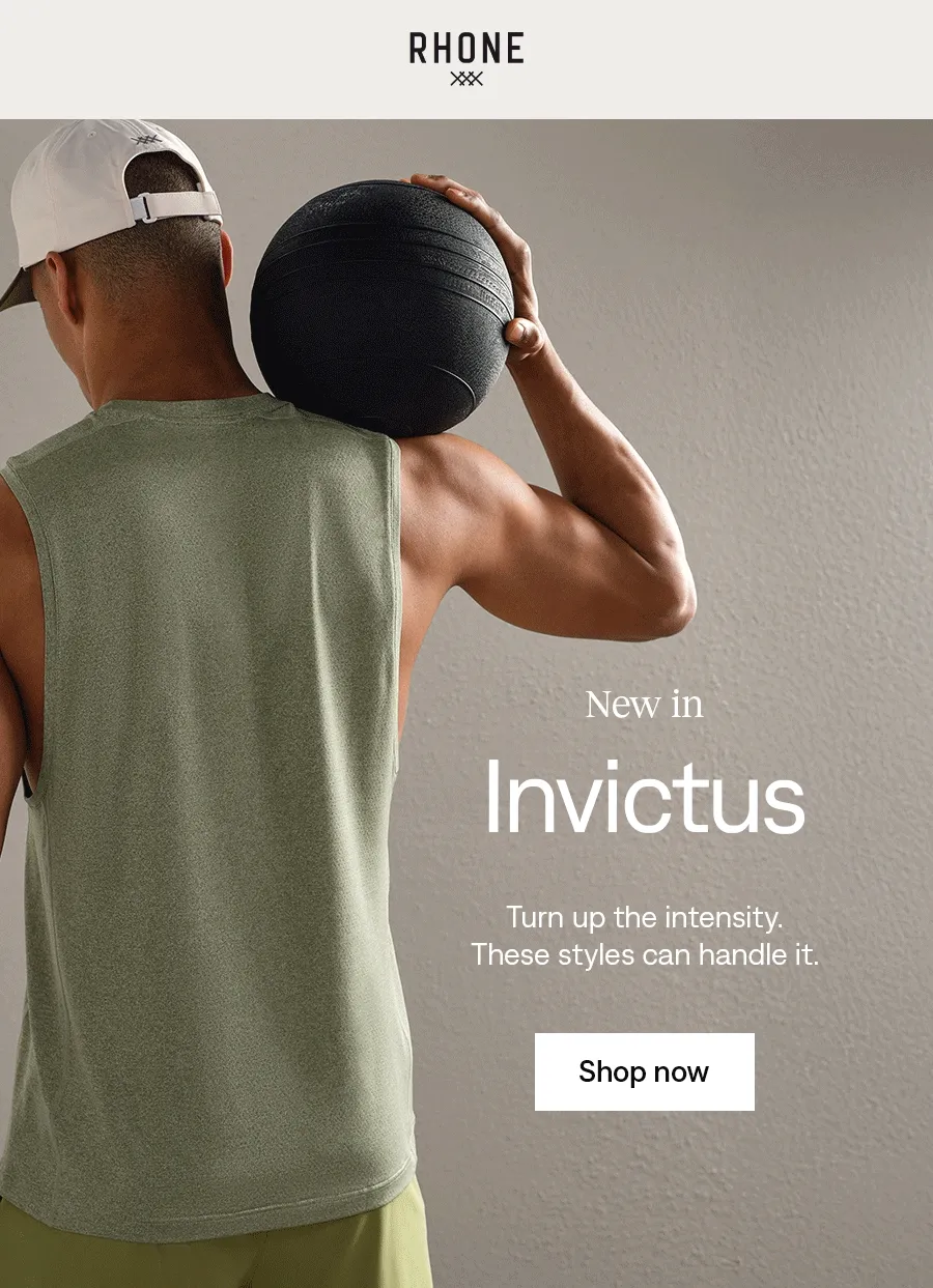RHONE: New in Invictus. Shop now