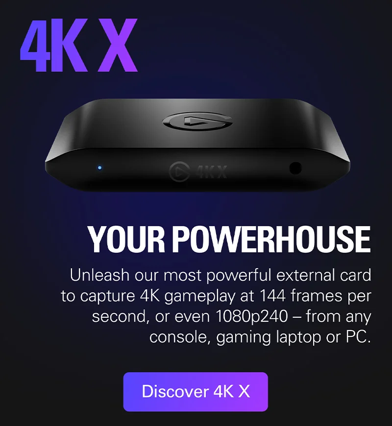 4K X IS YOUR POWERHOUSE. Discover 4K X