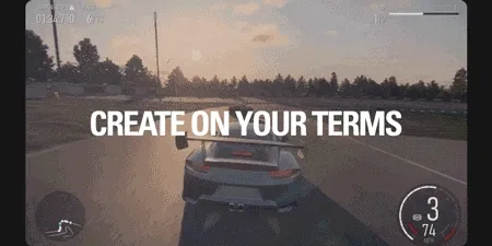 CREATE ON YOUR TERMS.  PLAY WITHOUT LIMITS.  MAKE NO COMPROMISES