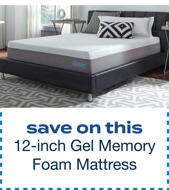 Slumber Solutions 12-inch Gel Memory Foam Choose Your Comfort Mattress