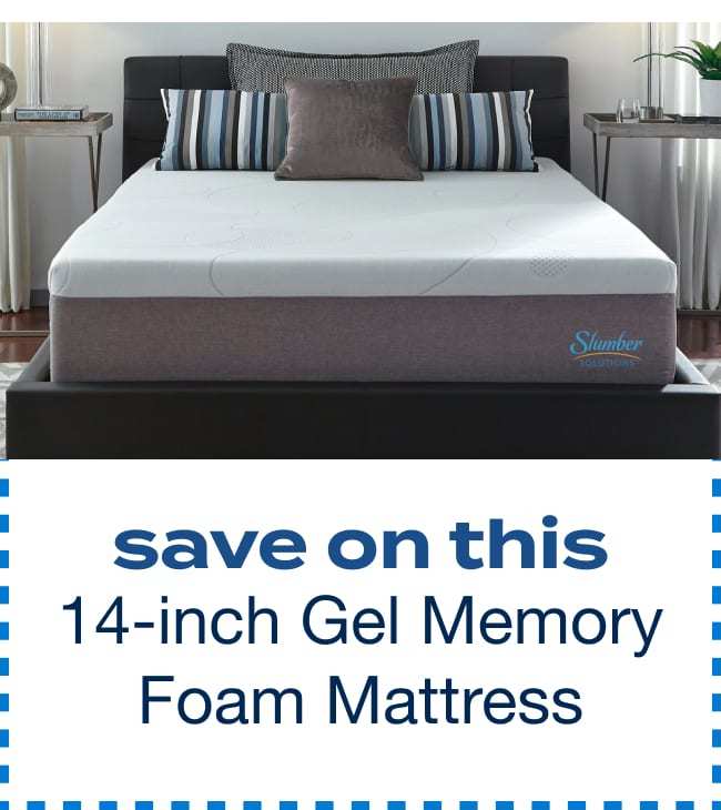 Slumber Solutions 14-inch Gel Memory Foam Choose Your Comfort Mattress