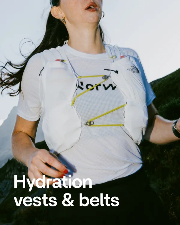 Hydration vests & belts.