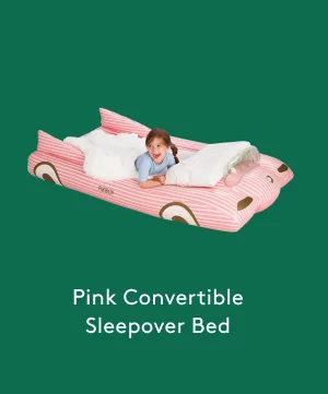 Shop - Pink Convertible Sleepover Bed